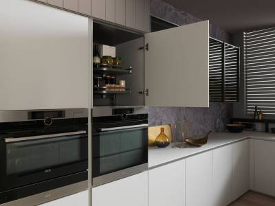 Girevole Turn Motion Modern Kitchen Cabinet Styles
