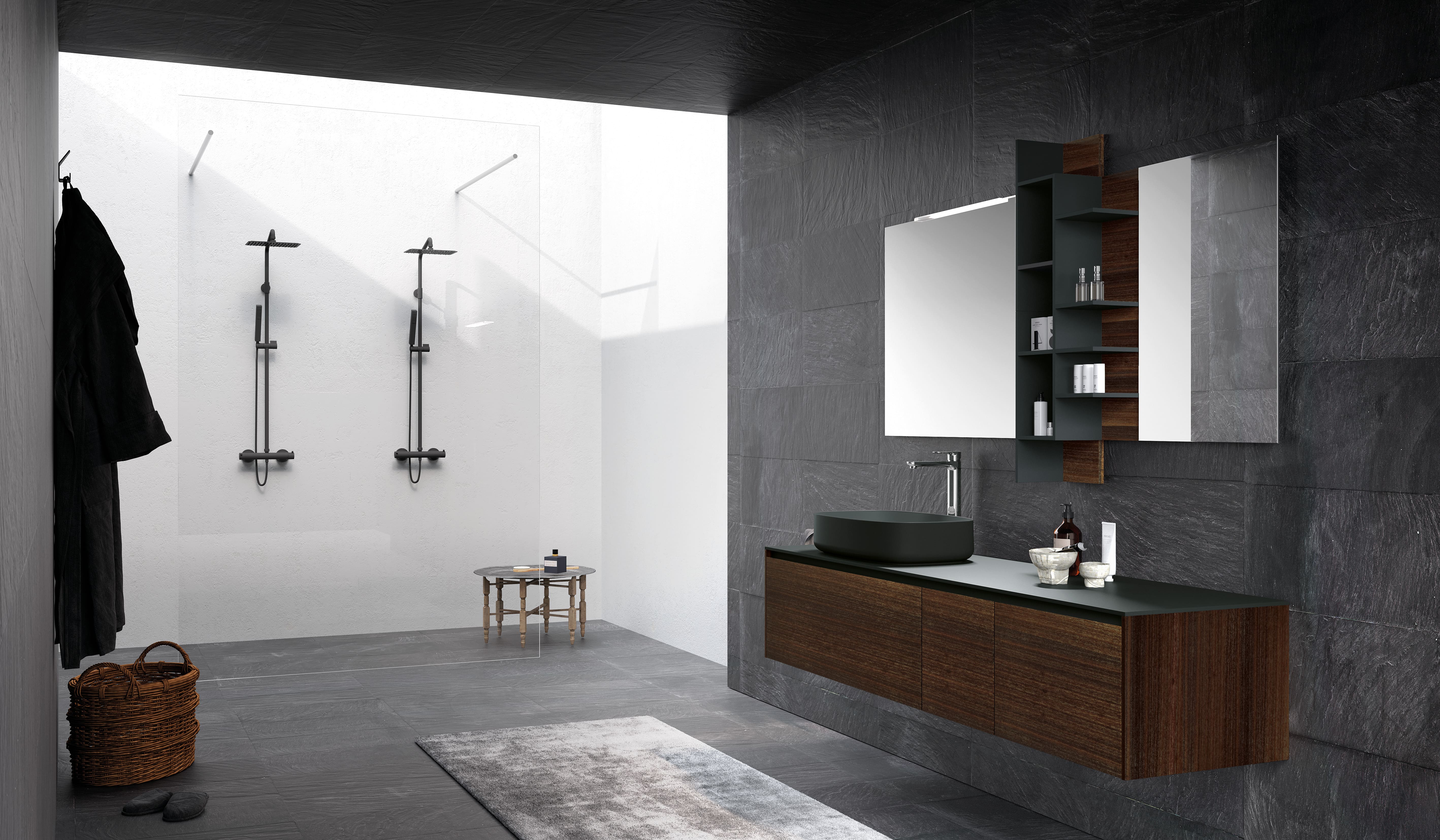 Modern Bathroom Furniture in Tulle Design