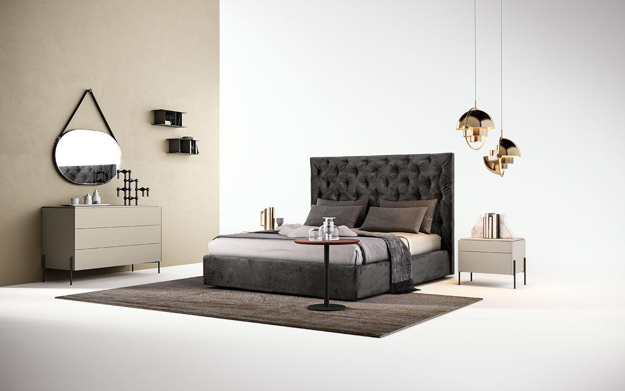 luxury black bedroom design