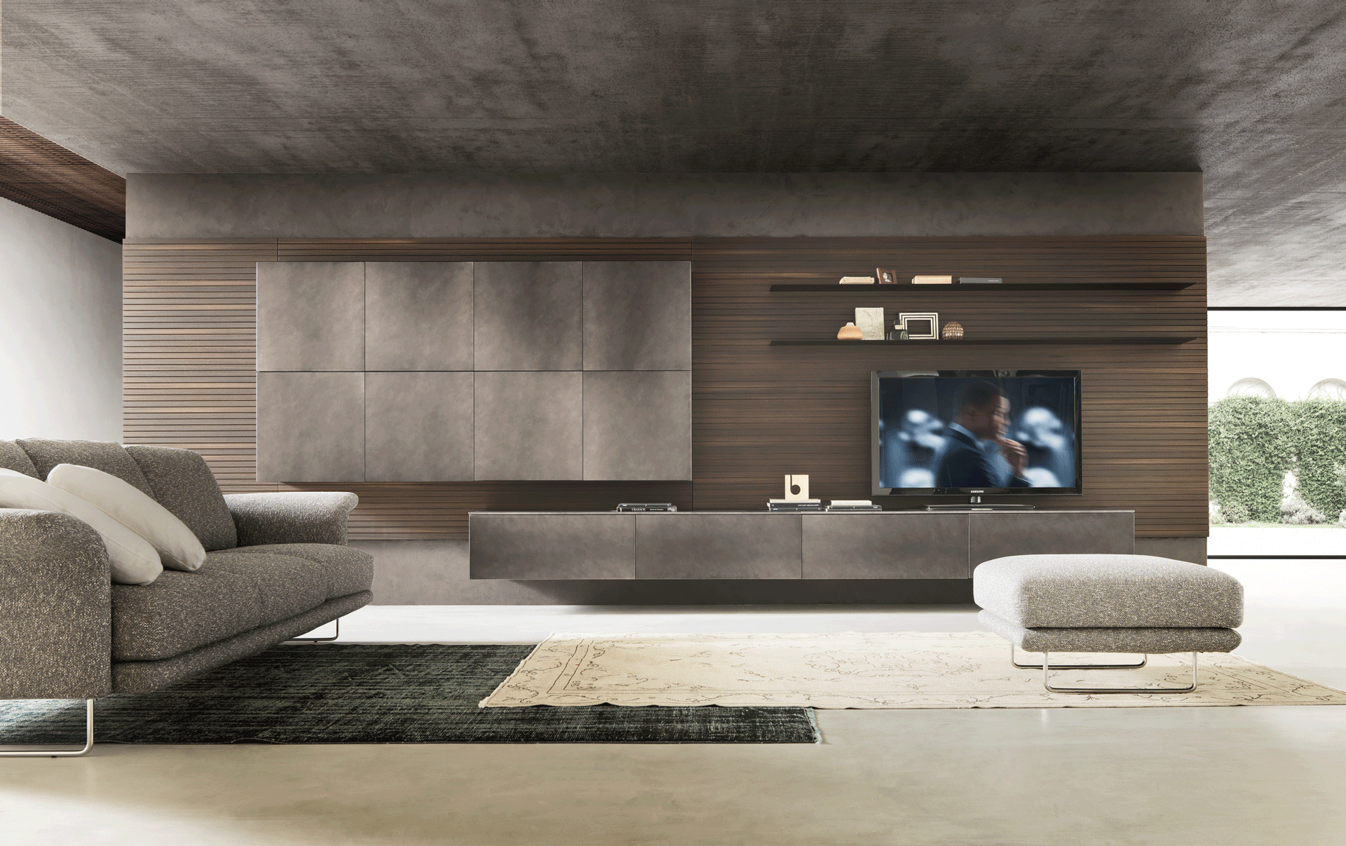 contemporary tv unit design for living room