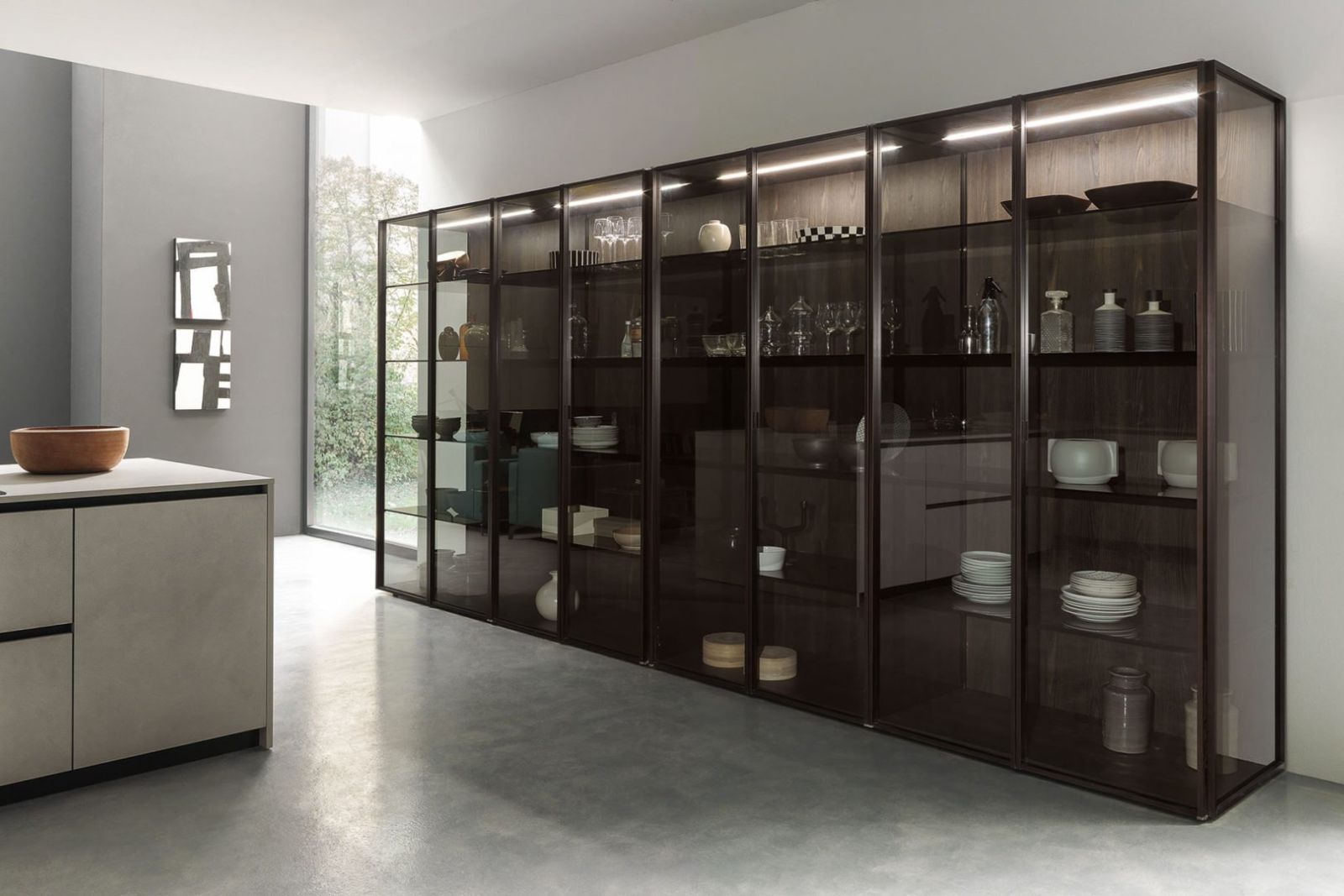 Kitchen luxury cabinet