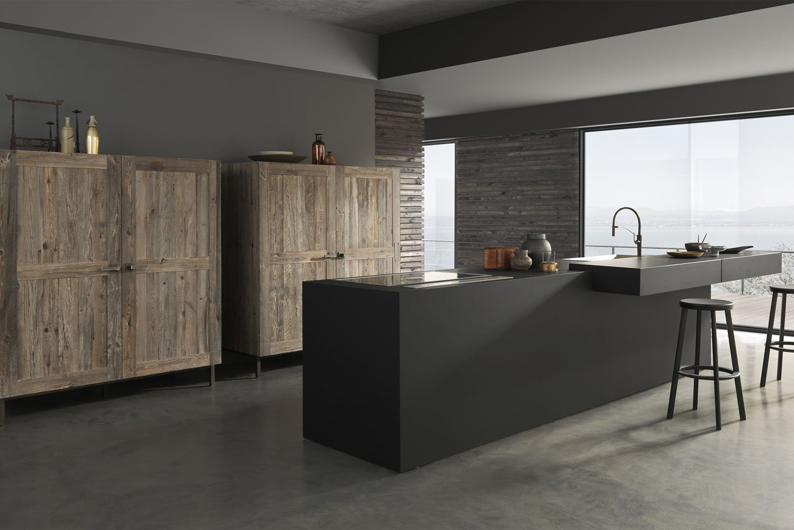 Elegant and opulent kitchen cabinets