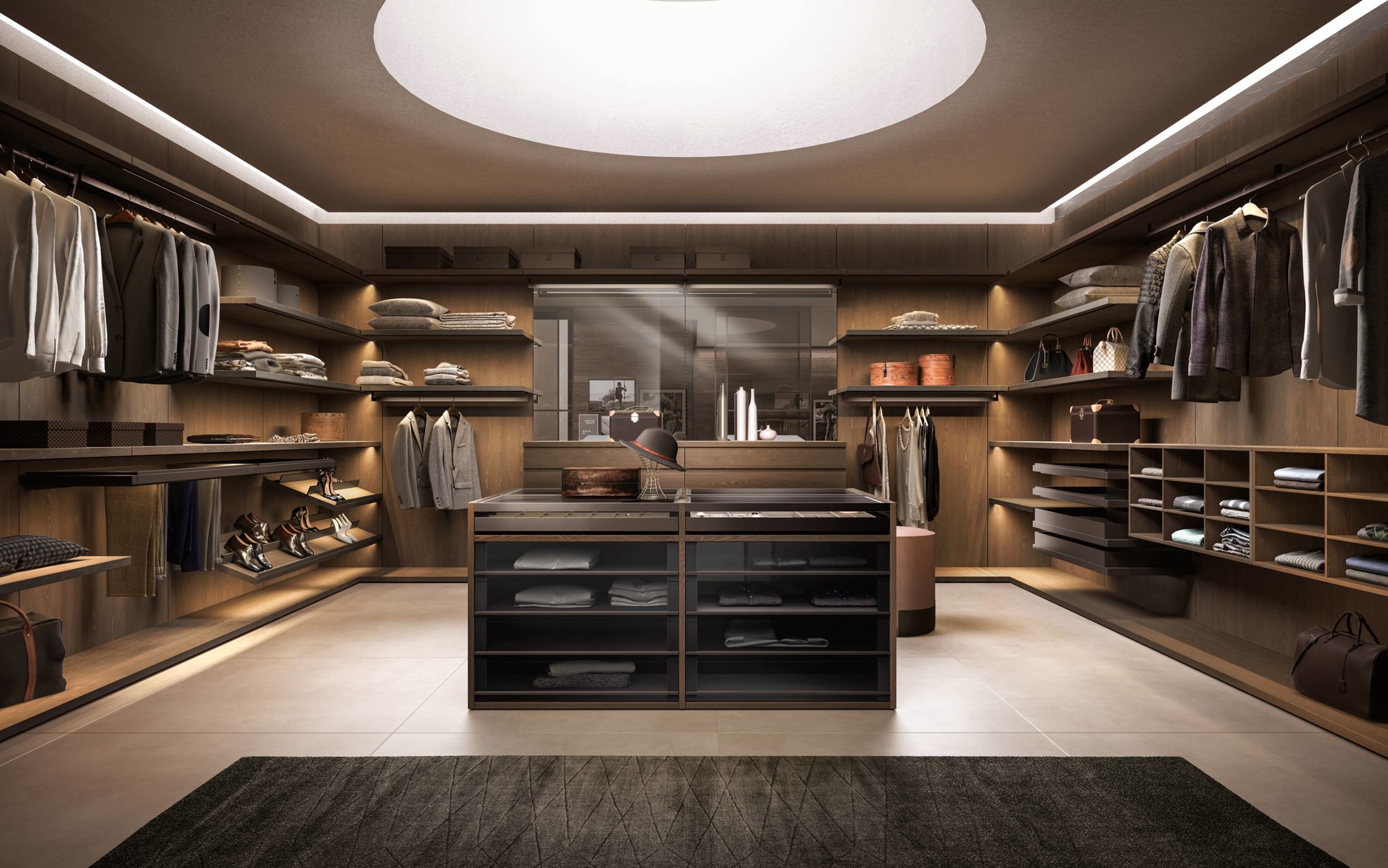 luxury walk in closet